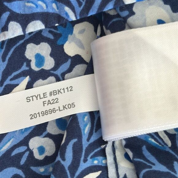 J. Crew Women’s Long-sleeve cotton poplin pajama top in floral flourish Size M - Picture 12 of 12